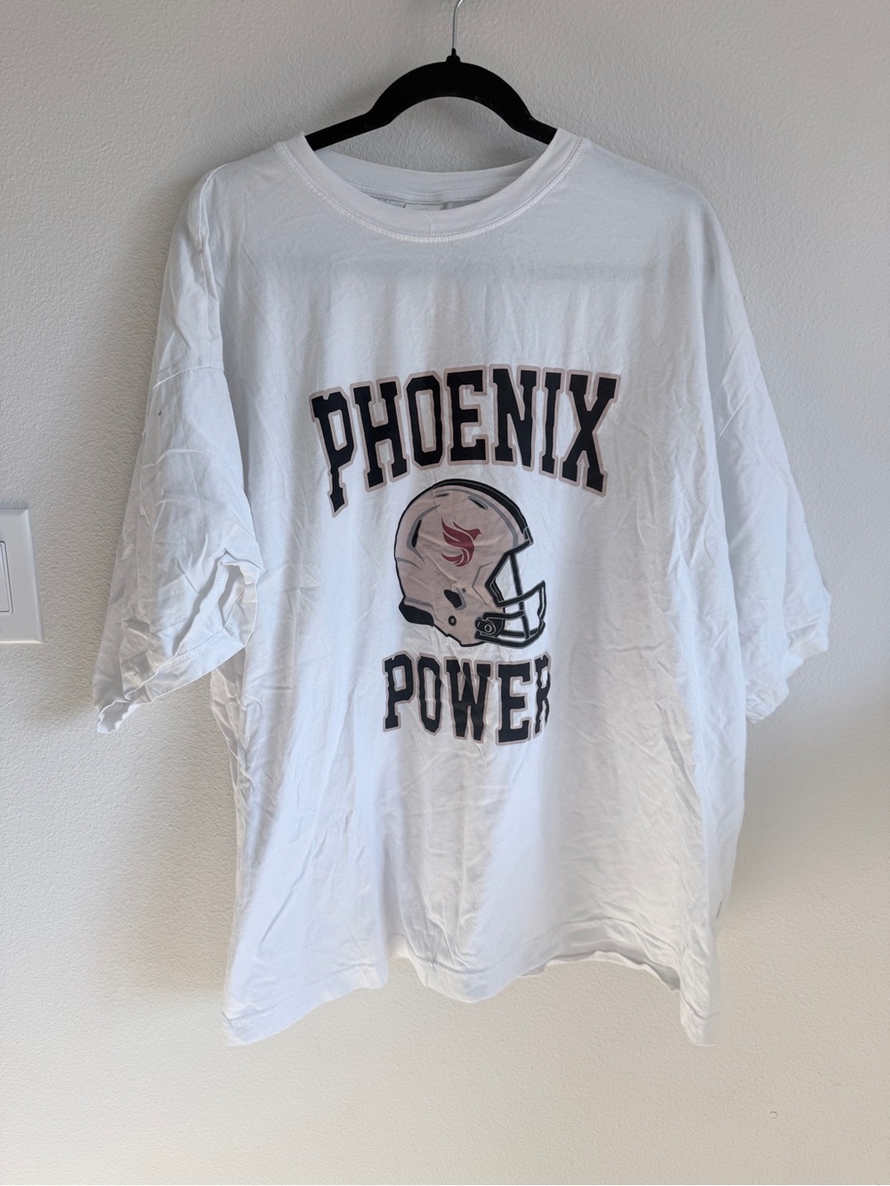 H&M Phoenix Power White Graphic Tee
